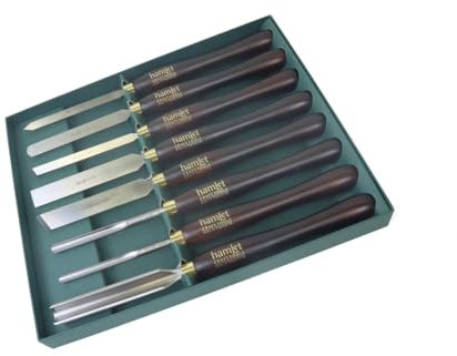 Hamlet Craft Tools 8-Piece Wood Turning Tools Boxed Set by Henry Taylor (HCT167)