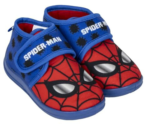 CERDÁ LIFE'S LITTLE MOMENTS | Zapatillas de Casa Media Bota Spiderman – Cómodas y Antideslizantes – Diseño Heroico y Divertido para Fans del Hombre Araña