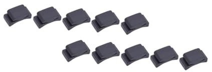BIUDECO 10 Stück Gitarrenplektrum Clip Aus Langlebigem Gummi Kompakter Plektrumhalter in Schwarz Für Gitarrenzubehör Leicht Und Tragbar Für Akustische Gitarre Und Bass