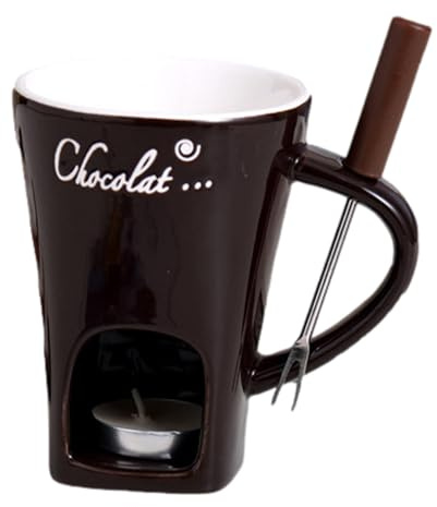 Schokoladenfondue-Becher, Schokoladenfondue-Tasse - 130 Ml Keramik Butterwärmer - Süße Schokoladenfondue-Tasse für Buffets, Kreative Fondue-Tasse Für Restaurant