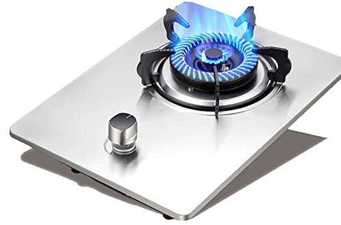 GAROEN 33CM Fornello a Gas a bruciatore Singolo da Incasso NG/GPL Fornello a Gas, fornello a Gas da Incasso Cucina da Cucina (A NG)