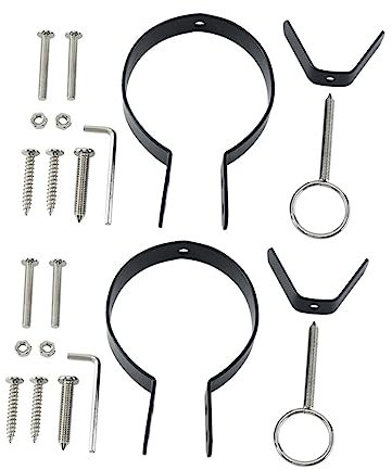 Cabilock Spanish Ham Rack Accessories Set 2 Sets Ham Holder Parts Sturdy Kitchen Storage Rack Components for Serrano Iberico and Italian Prosciutto Use
