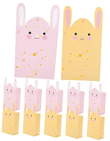 Ipetboom 12stücke Geschenkbeutel Papier Bonbonbeutel Süßigkeitenbeutel Verpackungsbeutel Ostermotiv Beutel Für Party Geschenke
