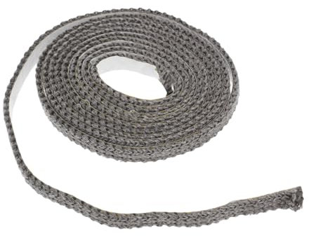 Junta de Estufa de Leña Autoadhesiva de Fibra de Vidrio 2 M