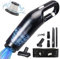 Grixz Handheld Vacuum Cleaner, 10000Pa Powerful Car Vacuum Cleaner, Lightweight Mini Vacuum Cordless Air Duster, Portable Rechargeable Vacuum for Car, Home, Office