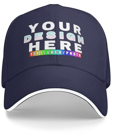 DQHXTK personalisiert Cap personalisierte Baseballkappe mit Foto/Logo/Text Cap selbst gestalten Trucker-Caps für Männer & Frauen in großen Mengen