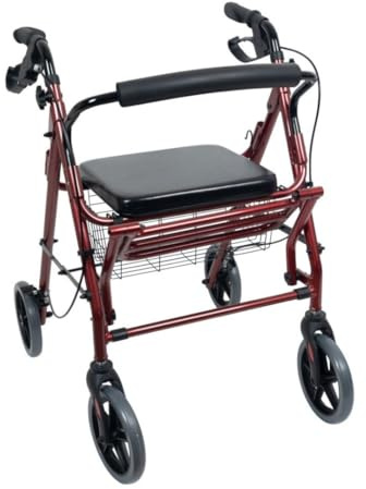 Queraltó 2 in 1 Rollator und Rollstuhl, Faltbar