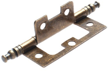 Perfeclan Pack of 10 Brass Furniture Cabinet Door Hinge with Finals