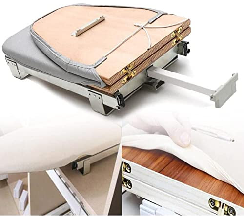 ZHOUHONG Table repasser bois pliante et rotative coussin rembourré for rangement peu encombrant dans armoire,Planche Repasser Pliable for Meuble,Table Repassage Housse Co 16.9x11.8x5.6''
