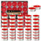 50Pièces Bougies Chauffe-Plat Non Parfumées Rouge Ø39mm Lot Bougies Sans Parfum Odeur Bougies Tea Light Rouge Candele La Saint Valentin Decorative Senza Profumo pour Mariage Fête Anniversaire