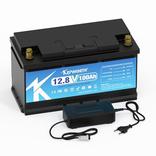 Chauffage Lifepo4 Batterie 12v 100AH Lithium avec des cellules de qualité A et 100A BMS pour Moteur de pêche à la traîne,Camping,système Solaire,Applications domestiques,série et parallèle.