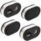 Likorlove 4 Stücke Luftfilter für Briggs & Stratton Rasenmäher, Ersatzfilter für Motoren 798452, 593260, 594575, 650EXI, 675EXI – Hochleistungsfilter für Gartenmaschinen