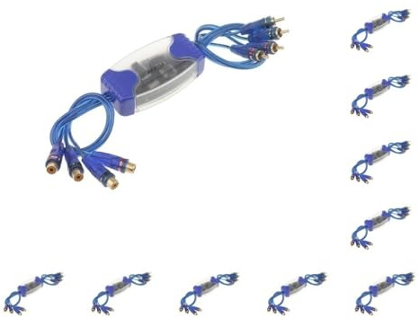 NeaxgeandX 10 Set mit 4 Kanälen Cinch-Erdungsschleifen-Isolator mit Liniengeräuschunterdrückungs-Filter