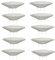 Acrylic 10 Soporte para Plantas de Fresa,Soporte para Plantas de Fresas,para Plantar Fresas,balcón,Marco de Malla para Cultivo,Bandeja para Verduras en Maceta Adecuado para Verduras,Jardines,huertos