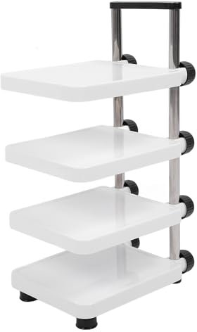 Fabater Estante Organizador de Ollas y Sartenes con Ruedas, Carrito de Almacenamiento para Debajo del Gabinete, Organizador de Tapas de Ollas para Cocina