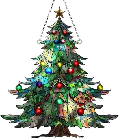 Weihnachts-Sonnenfänger für Fenster, Acryl, Sonnenfänger, Weihnachtsbaumschmuck - Handgefertigte Weihnachtsengel-Sonnenfänger | Weihnachtsbaumschmuck, Sonnenfänger, Weihnachtsschmuck zum Sammeln, Fens