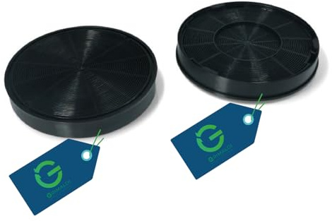 G GRIMALDI Coppia Filtri a Carbone Attivo Ø196x30mm per Cappe Cucina Compatibili con Faber – Codice originale 112.0157.240, Compatibili con Modelli Astra, Brio, Cubia, Ronda Plus e Altri​