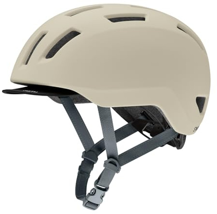 Smith Transit Cycling Helmet – Adult Road Bike Helmet with MIPS Technology – Lightweight Protection for Men & Women – Matte Chalk, XL