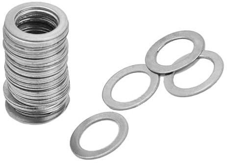 CIYODO Rondelles Inoxydables Plates 9 Mm Diamètre Intérieur Lot De 50 Rondelles Pour Guitare Électrique Basse Accessoires De Fixation Faciles À Installer