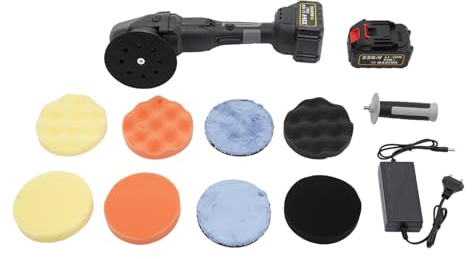 Bürstenloser Vollkupfermotor Auto-Poliermaschine, Batterie-Poliermaschine, Exzenter-Poliermaschine Exzenter-Poliermaschine Akku Polierer 3 Gänge 21V Auto-Poliermaschine 2000/4000/6000rpm
