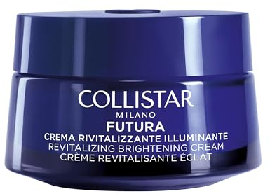Collistar Futura Crema Facial Revitalizante Iluminadora, Crema de Día Nutritiva, Antiedad, Sin Siliconas, Textura Rica, 50 ml