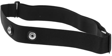 ERINGOGO Correa Pectoral Para Monitor De Pecho Ajustable Negro Banda Elástica Suave Función Sensor Deportiva Entrenamiento Fitness