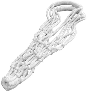 JISADER Portavasos de macramé, hecho a mano, con cuerda tejida, ideal para acampar y hacer ejercicio, Blanco