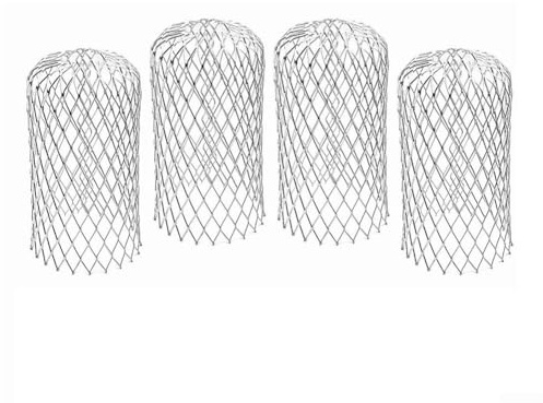 Gardez vos gouttières qui coulent librement avec nos 4 pare-feuilles en aluminium résistants aux intempéries pour une installation facile (160 x 80 mm)