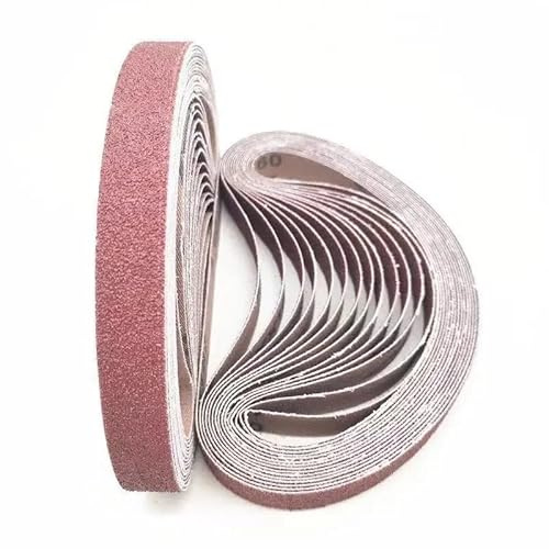 Nastri Abrasivi 5 pz/set 330 * 30mm nastri abrasivi 40-1000 grana legno morbido metallo lucidatura carta vetrata for levigatrice a nastro utensile abrasivo(Grits 240)