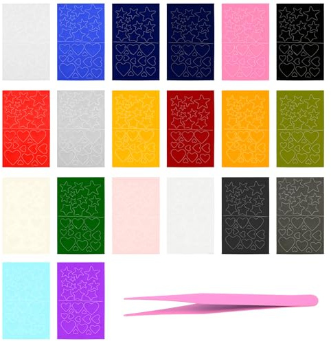 Daunenjacke Reparatur Patch Set 20-teilig – Flicken Daunenjacke Selbstklebend, Wasserdicht & Waschbar, Ohne Nähen, Mit Pinzette, Unsichtbare Daunenjacke Reparatur für Kleidung, Zelte & Rucksäcke