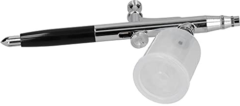 CHICIRIS Kit de aerógrafo de latón ligero, pistola de pulverización de pintura de 0,3 mm, boquilla para bricolaje, pintura de modelo, impresión, decoración del hogar, tazas de 7 cc, 13 cc para