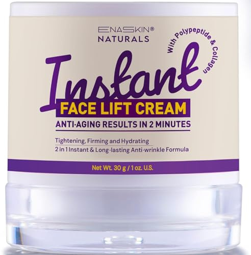 Enaskin Naturals Instant Face & Eye Tightener Cream: Wrinkle Filler for Deep Wrinkles and Fine Lines for Face Within 2 Mins - Instant Wrinkle Eraser for Women and Men - Temporary Eye Lift Cream