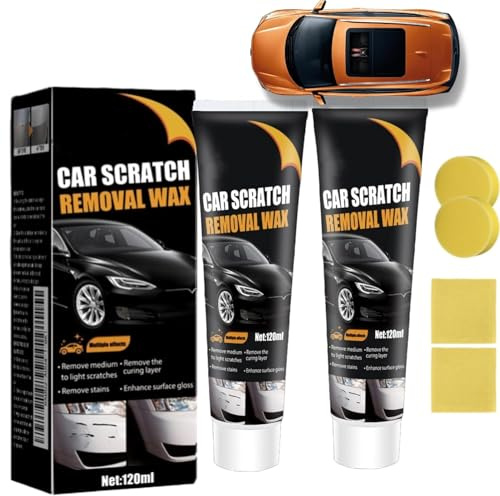 Kratzer Entferner Auto, Autolack-Polierpaste, Autolack Kratzer Entferner Auto Kratzer Entferner, 120ml Lack Reparatur Polieren Paste Für Cars Verschiedene Oberflächen Quick Scratch Remover Car (1)