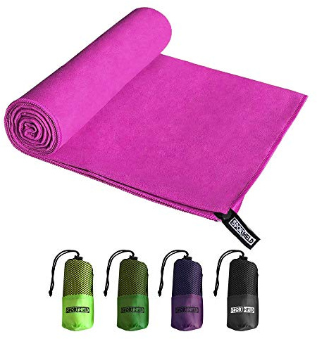 Sportheld® MIKRO-Faser - Hand-Tuch in 5 Farben + 3 GRÖßEN: 80x40cm | 120x60cm | 160x80cm