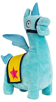 Fortnite FNT0153 - Loot Peluche Rainbow Unicorn Lama, env. 18 cm, en Deux Versions différentes