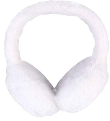 Healifty Damen-Ohrenschützer aus Plüsch für den Winter, warm, Kunstfell, Ohrenwärmer für den Außenbereich, Fleece, für kaltes Wetter (schwarz), Jungen, MC17LPD41066OKHH, weiß, Größe 1