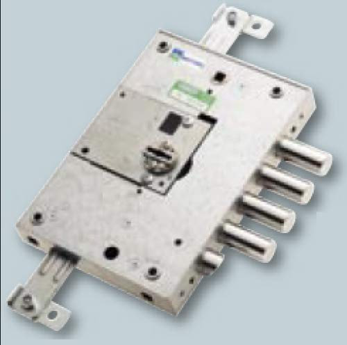 Serratura di sicurezza per porta blindata Mottura 89.K571 DERD/S DIERRE versione destra Triplice con mezzo giro diam. 20mm chiave doppia mappa.
