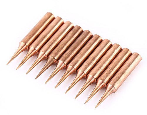 Embout en Fer 900M T I, Panne à Souder Remplacement Outil Station Pointes Cuivre Soudage Basse Température Diamagnétiques pour Fabrication Artisanale Révision du Pont D'étain Puces 10pcs