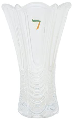 Irish Harp Flower Table Vase Cut Crystal Glass Flute Style Luxury Gift 470