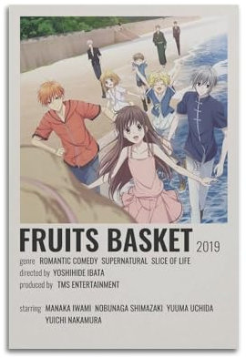 NUSLNG Fruits Basket Poster Decorative Canvas Poster Wall Art Decor Living Modern Family Bedroom Decoration Posters 12x18inch(30x45cm) Unframe-style