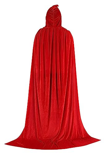 Halloween-Hexenumhang einfarbigem Unisex-Samt in verschiedenen Größen Stern Glas Schal Kariert Schwarz