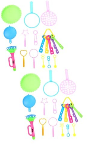BESTonZON 2sätze Teiliges Set Seifenblasenstäbe Für Mädchen Bunte Blaswerkzeuge Für Garten Und Partys Spaßige Bubble Maker Für Hochzeiten Geburtstagsfeiern Und Outdoor-aktivitäten