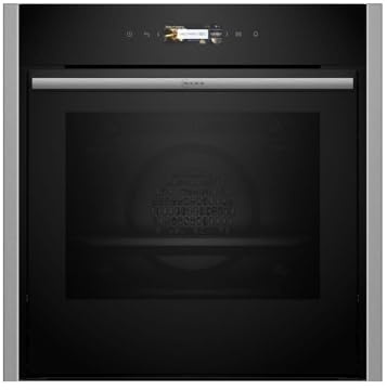ecoclean Slide&Hide Backofen -NEFF N70 - B54CR31N0F - Schwarz - 14 Kochmodi - 59,5 x 59,6 x 54,8 cm