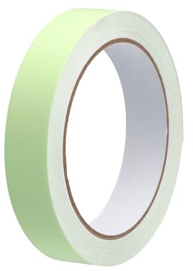 Rieoany Cinta Luminosa 2cm x 10m, Cinta Adhesiva Fluorescente, Autoadhesiva, Cinta de Advertencia para Escaleras, Paredes, Salidas, Seguridad