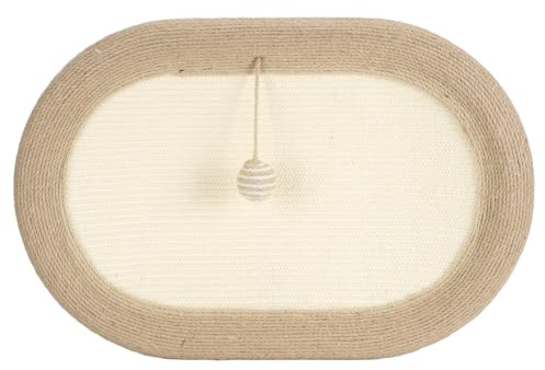 Lit à gratter pour Chat Extra Large en sisal antidérapant, Planche à gratter pour Chats d'intérieur, protège la Colonne vertébrale, matériau sain 24 x 15,75 x 3,54 Pouces