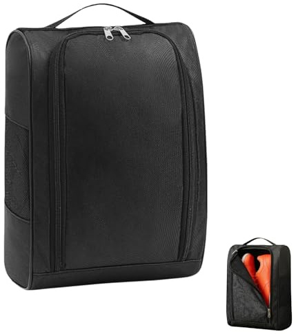 Shoe Bag – Waterproof Boot Bag for Football Boots, 32x23x12cm | Trainers, Gym Shoes, Dust-Proof Oxford Cloth Carry Bag with Ventilation Holes and Handle