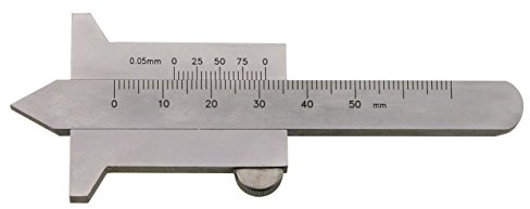 Calibro di profondità con prismi guida Campo di misura 100 mm