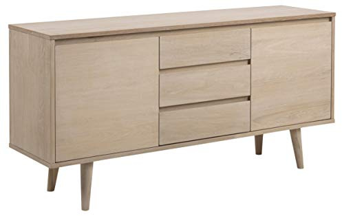AC Design Furniture Anrichte Pernille, B: 150 x T:40 x H: 75 cm, MDF, Braun