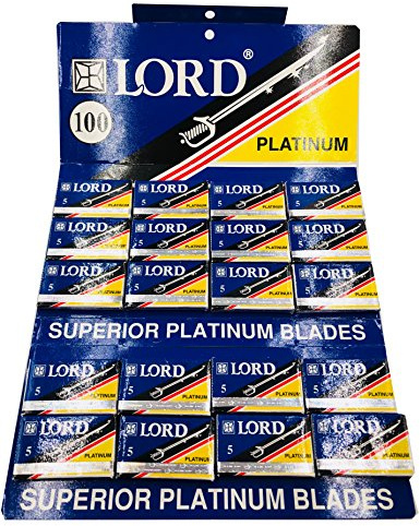 100 Lord Superior Platinum Rasierklingen