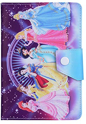 Princess Loves Purple - Universal Case - children kids Tablet Cover / 7 inch Tab - 7 Size compatible with ANY Model Samsung Android Ipad Amazon kindle etc